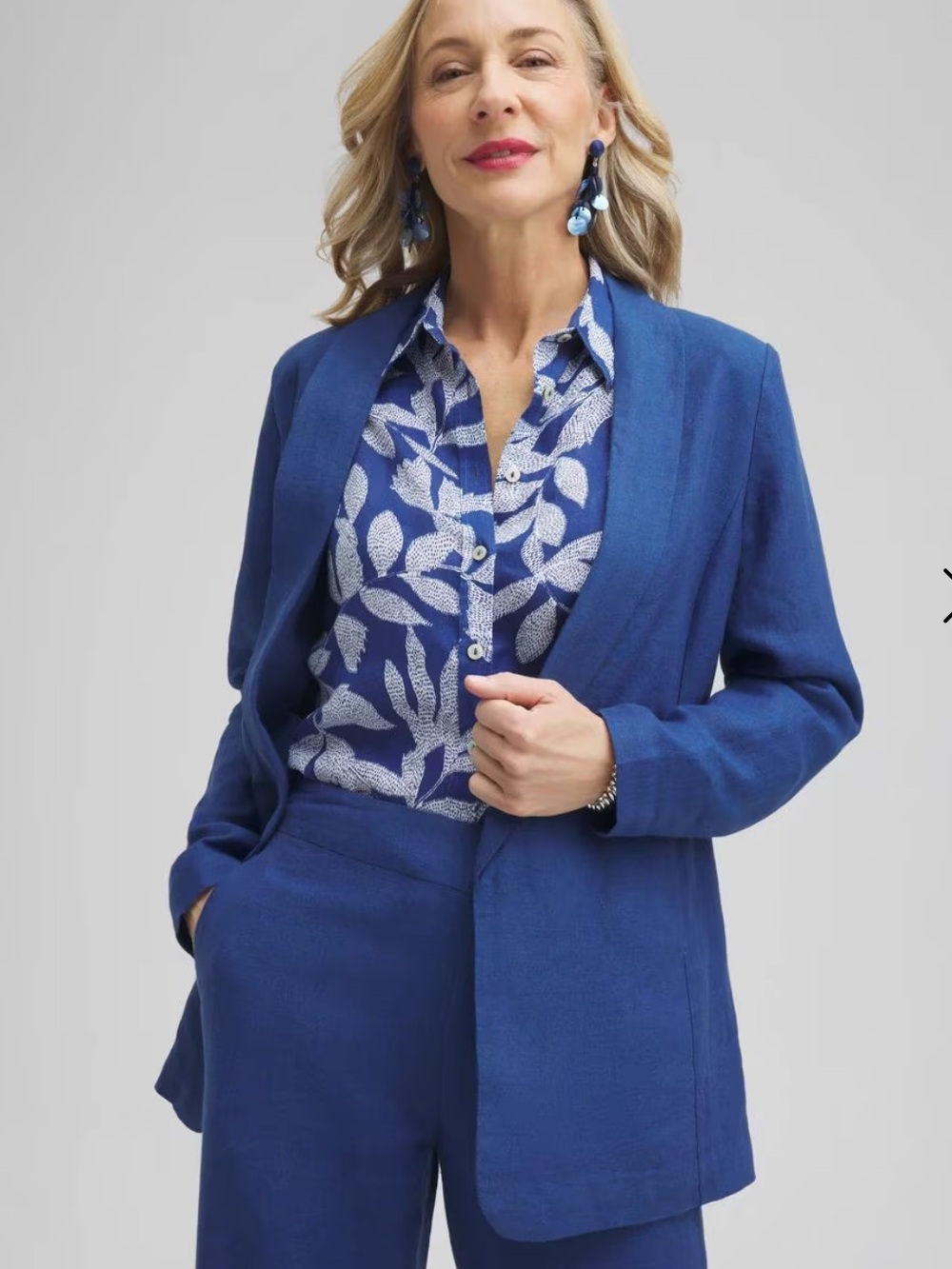 Chico’s Linen Blazer Jacket